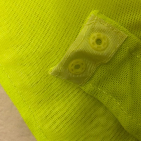 Hot lime green mesh bodysuit - Picture 2 of 4